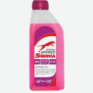 Антифриз Sibiria красный g12 1кг