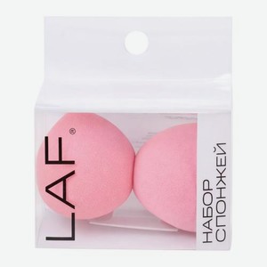 Набор спонжей косметических Фрукты LAF 2шт в ассортименте