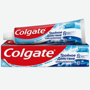 Зубная паста Colgate Тройное действие экстра отбеливание 100