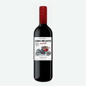 Вино Como Una Moto Tempranillo красное сухое 750 мл