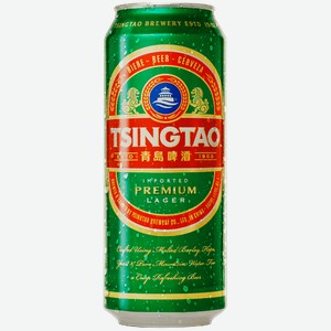 Пиво Tsingtao 0.5л
