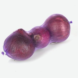 Лук красный, фасованный в сетке 3шт, весовой