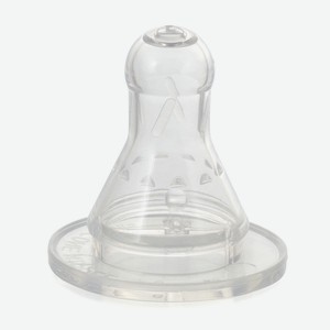 Соска молочная ПОМА классической формы с медленным потоком (силикон) 1 шт. 0+