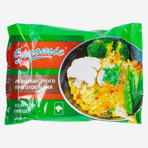 Лапша б/приготовления Sinomie со вкусом овощей 65г