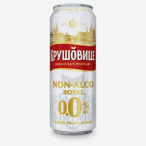 Пивной напиток «Крушовице» Нон-алко безалкогольный пастеризованный, 430 мл