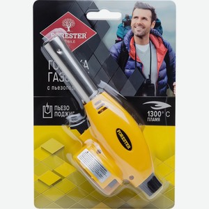 Горелка газовая FORESTER MOBILE турист.с пьезоподжигом и регулировкой пламени (24) MG-2, Китай