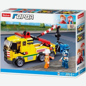 Конструктор Эвакуатор 205 деталей 178г 28.5*23.7*5.4см