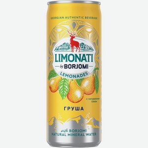 Лимонад Borjomi Limonati Груша газированный, 330мл