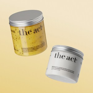 THE ACT Подарочный набор скраб-бальзам и баттера для тела Манго, 2 шт.