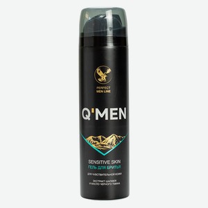 Гель д/бритья Q MEN для чувствительной кожи, 200 мл