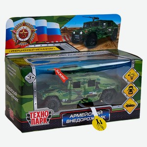 Игрушка машина металл свет-звук арм.внедорожник, Технопарк