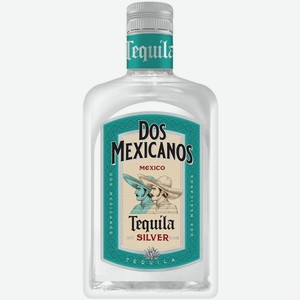 Напиток спиртной Dos Mexicanos Tequila Silver 38% 700мл, 700 мл