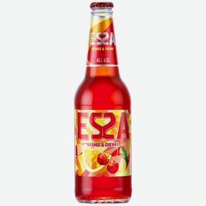 Напиток пивной Essa Orange&Cherry пастеризованный 6.5% 400мл, 400 мл