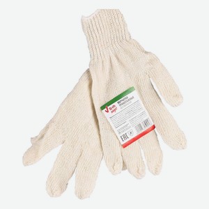 Перчатки ТЧН! х/б без ПВХ белые 1 пара