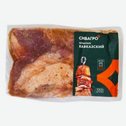 Шашлык Из Свинины Сибагро, Кавказский, 1 Кг