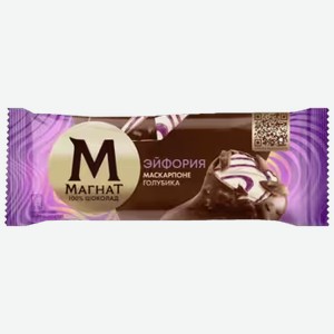 Мороженое Магнат Эйфория Маскрапоне Голубика эскимо 70 г
