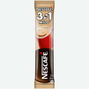 Кофе растворимый Nescafe 3в1 Мягкий порционный, 14.5 г
