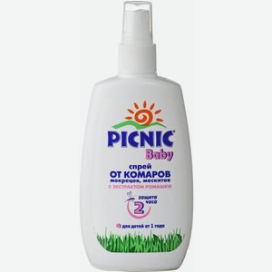 Спрей Picnic Baby от комаров от 1 года 120мл