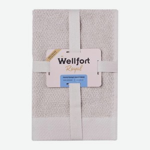 Махровое полотенце 30*50см бежевое Royal Wellfort Micra