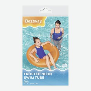 Однотонный круг для плавания Bestway 91см в ассортименте