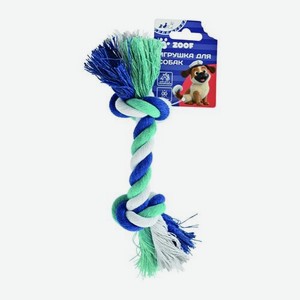 Игрушка для собак Канат бело-синий