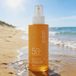 EDEN Молочко водостойкое Спф 50 для тела, 1 шт.