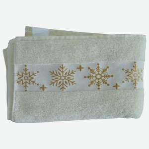 Полотенце махровое Golden snowflakes 70х120см 360 г/м2 ПЛ-18