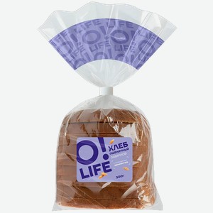 Хлеб O!LIFE/ОЛАЙФ Пшеничный Заварной с пророщенным зерном ржи нарезка 300г