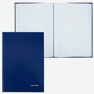 Книга учета 208л, А4, бумвинил, клетка