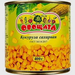 Кукуруза Овощата сахарная, 400 г