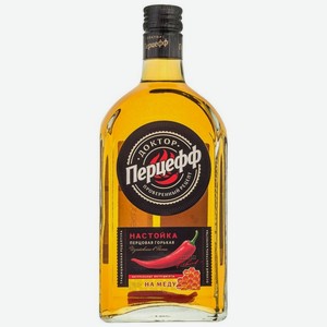Ликер Доктор Перцефф На меду горькая, 0.5 л