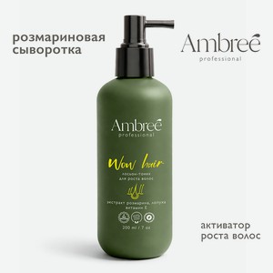AMBREE Professional Лосьон для роста волос с розмарином от выпадения волос WOW HAIR, 1 шт.