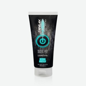 Мужской шампунь для волос Carelax   Ocean Energy   200мл