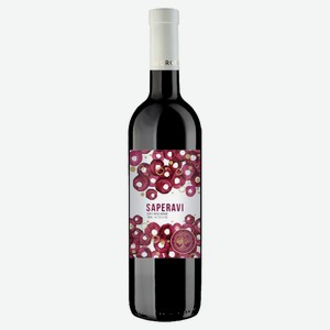 Вино Georgian Wine House Саперави красное сухое Грузия, 0,75 л