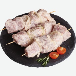 Шашлык из свиной корейки ЛЕНТА FRESH в маринаде