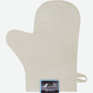 Рукавица НЕВСКИЙ БАНЩИК Классика, фетр белый Б4502, Россия