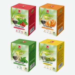 Чай в пирамидках IMMUNITY/SUMMER/ENERGY/RELAX 20 пак*1,5г с/я ТАНАЙ ООО