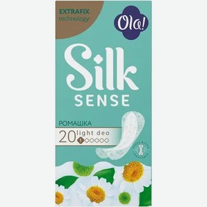 Прокладки ежедневные Ola! Silk Sense LIGHT аромат Ромашка, 20 шт