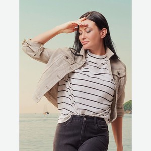 Куртка джинсовая женская арт. SS24-KJL11 р. 42-50