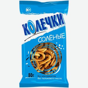 Колечки Невская Сушка солёные, 80г