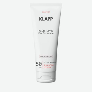 KLAPP COSMETICS Солнцезащитный лосьон для тела SPF 50 Sun Body Lotion, 200 мл
