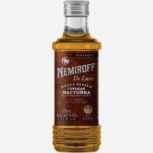 Настойки Nemiroff De Luxe Украинская медовая с перцем 0.1л