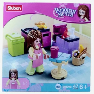 Конструктор Sluban Розовая Мечта Мечта девочки, в ассортименте, 1 шт
