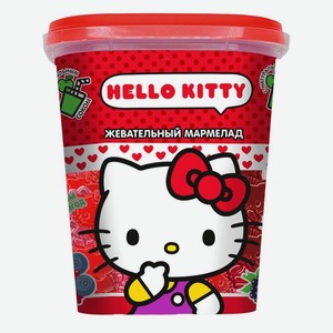 Мармелад жевательный Hello Kitty с натуральным соком и вкусом лесных ягод 180 г