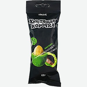 Арахис Хрустящая Корочка, Со Вкусом Васаби В Глазури, 60 Г