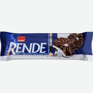 Печенье сахарное RENDE с какао и с начинкой со вкусом ванили, 61г