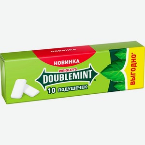 Резинка жевательная Wrigleys Doublemint Мята Ментол 13.6г