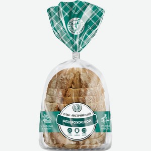 Хлеб ржано-пшеничный Золотой колобок Австрийский бездрожжевой в нарезке, 255 г