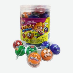 Мармелад Канди Клаб с кислой начинкой Crazy Фрукты 10г