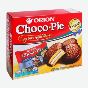 Печенье Orion Choсo Pie Оригинальное 360г